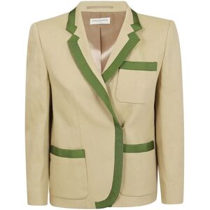 Dries Van Noten , Women's Clothing Jackets Nude & Neutrals Ss24 ,Beige female, Sizes: M