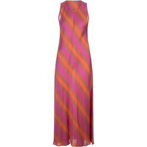 Aspesi , Dégradé Silk Sleeveless Long Dress ,Multicolor female, Sizes: XS, S, 2XS