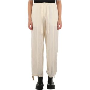 Jil Sander , Trousers Jspu313305 ,Beige female, Sizes: S