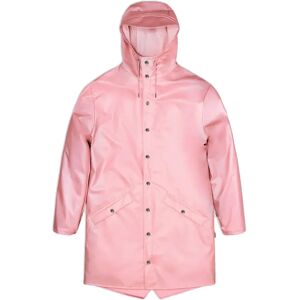 Rains , Long Pink-XS Rain Jacket ,Pink unisex, Sizes: S, XS