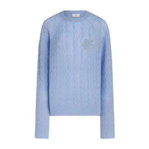 Etro , Etro Sweaters Clear Blue ,Blue female, Sizes: XS, S, M