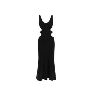 Chloé , Slim Fit Sleeveless Knitted Dress ,Black female, Sizes: M, L