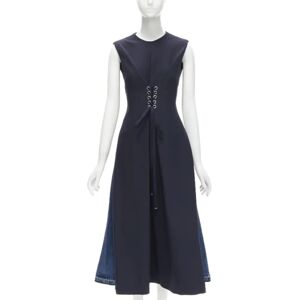 Alexander McQueen Pre-owned , Pre-owned Denim dresses ,Blue female, Sizes: 2XS