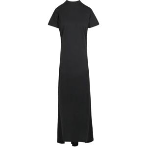 Daniele Fiesoli , Cotton Straight Dress Korean Neckline ,Black female, Sizes: M