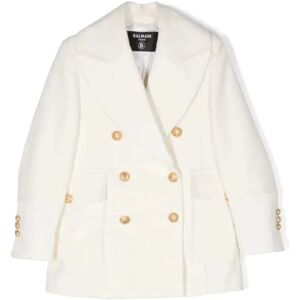 Balmain , Coats ,Beige unisex, Sizes: 13 Y, 12 Y, 14 Y