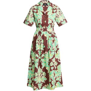 Etro , Comfortable Cotton Shirt Dress Green ,Multicolor female, Sizes: S, M