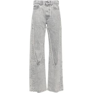 Y/Project , Snap Off Chap Jeans ,Gray female, Sizes: W27, W25, W29