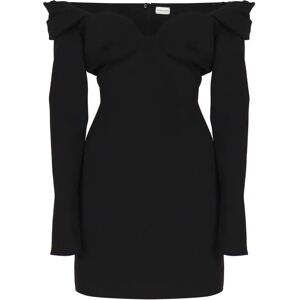 Magda Butrym , Black Off-Shoulder Sheath Dress ,Black female, Sizes: M, S