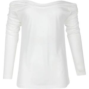 Jucca , Long Sleeve Tops ,White female, Sizes: L, M, S