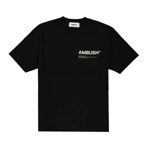 Ambush , Logo Cotton T-Shirt for Women ,Black female, Sizes: XS