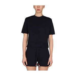 Thom Browne , T-Shirts ,Black female, Sizes: M