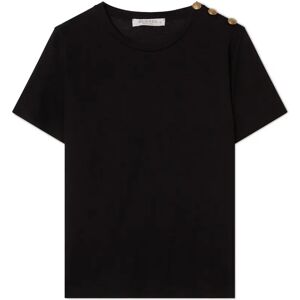 Busnel , Toulon T-Shirt Black ,Black female, Sizes: L, M, S, XL