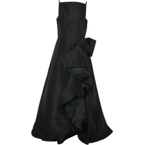 Carolina Herrera Pre-owned , Pre-owned Silk dresses ,Black female, Sizes: M