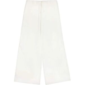 MM6 Maison Margiela , White Trousers for Women ,White female, Sizes: XS