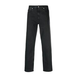 A.p.c. , Vintage High Waist Black Denim Jeans ,Black male, Sizes: W36, W33