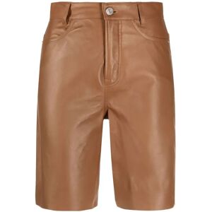 Frame , Leather Shorts ,Brown female, Sizes: W28, W24, W26, W25