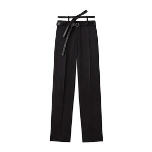 Jil Sander , Black Wide Leg Tailored Trousers ,Black female, Sizes: 2XS, XS, S