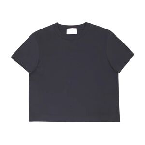 Daniele Fiesoli , Cotton Crop T-shirt Round Neck Short Sleeve ,Blue female, Sizes: S, M