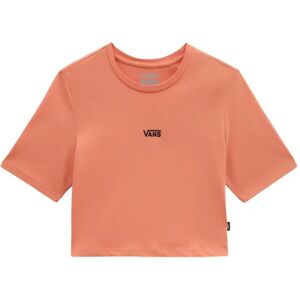 Vans , Stylish Cropped T-Shirt ,Orange female, Sizes: L