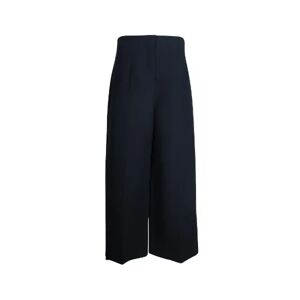 Dior Vintage , Pre-owned Wool bottoms ,Blue female, Sizes: L