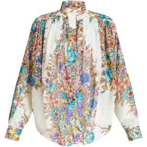 Etro , Floral Print Funnel Neck Shirt ,Multicolor female, Sizes: M, XS, S