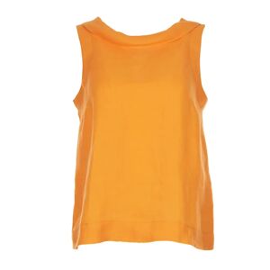 Vicario Cinque , Women's Clothing T-Shirts Orange Ss24 ,Orange female, Sizes: S, M, L, XS