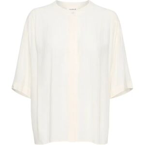 Soaked in Luxury , Elegant Whisper White Blouse ,White female, Sizes: 2XL, L, M