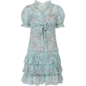 Alessia Zamattio , Women`s Clothing Dress Blue Ss22 ,Green female, Sizes: 2XS