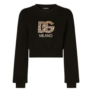 Dolce & Gabbana , Italian Made Sweatshirt ,Black female, Sizes: S