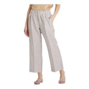 Le Tricot Perugia , Leather Trousers ,White female, Sizes: L