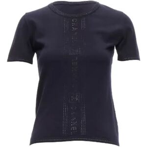 Chanel Vintage , Pre-owned Cotton tops ,Blue female, Sizes: XS