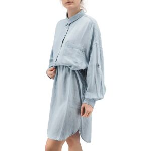 Replay , Oversize Linen Shirt ,Blue female, Sizes: S, M, XS