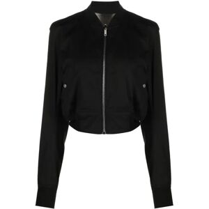 Rick Owens , Reversible Black Cropped Flight Bomber ,Black female, Sizes: S, XS, M