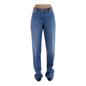 Versace , Stone Wash Loose-fit Denim Jeans ,Blue female, Sizes: W28, W27, W26