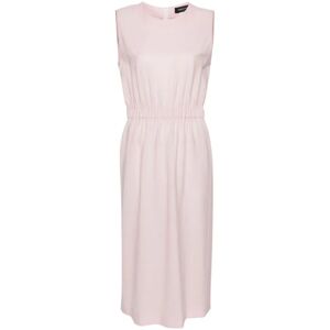 Fabiana Filippi , Pink Merino Wool Midi Dress ,Pink female, Sizes: XS