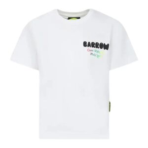 Barrow , T-Shirts ,White unisex, Sizes: 8 Y