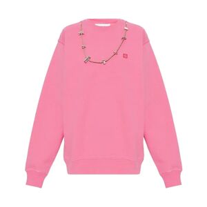 Ambush , Oversize sweatshirt ,Pink female, Sizes: M, S, XS