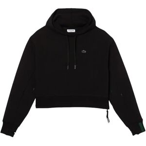 Lacoste , Hoodies ,Black female, Sizes: S, L, M