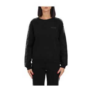 Moschino , Women's Black Logo Sweatshirt ,Black female, Sizes: L, XL