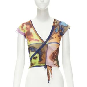 Jean Paul Gaultier Pre-owned , Pre-owned Polyester tops ,Multicolor female, Sizes: M