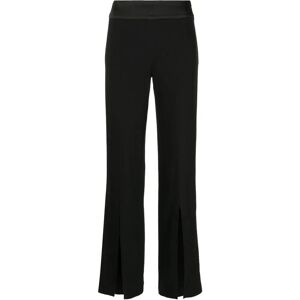 Simkhai , Black Ariah Crepe Slit Pants ,Black female, Sizes: L, S, 2XS