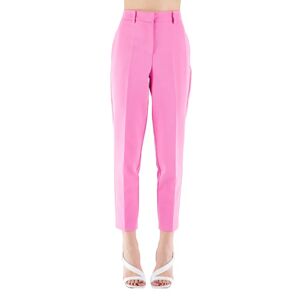 Solotre , Chino Cropped Trousers ,Pink female, Sizes: L