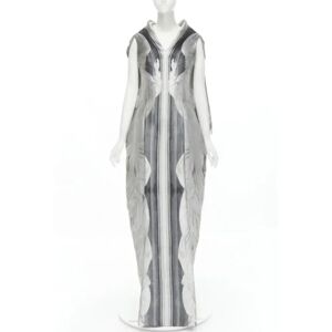 Alexander McQueen Pre-owned , Pre-owned Silk dresses ,Gray female, Sizes: S