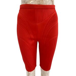 Mugler Pre-owned , Pre-owned Polyester bottoms ,Red female, Sizes: M