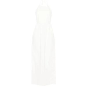 Max Mara , White Cotton Halterneck Dress ,White female, Sizes: XS