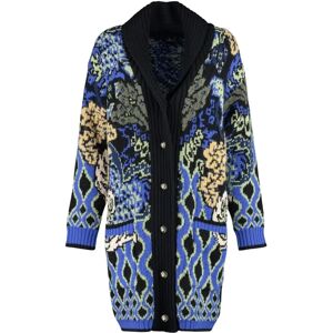 Etro , Elegant Jacquard Knit Winter Coat ,Multicolor unisex, Sizes: XS, 2XS, 3XS