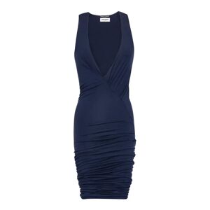 Saint Laurent , Blue Scoop Neck Sleeveless Dress ,Blue female, Sizes: M