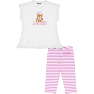 Moschino , Sporty T-Shirt and Leggings Set ,Multicolor female, Sizes: 3 Y, 12 M