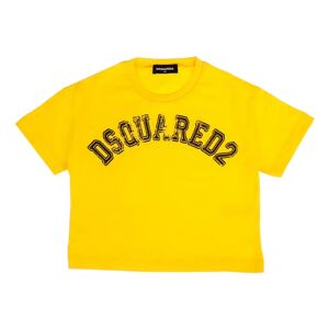 Dsquared2 , Kids T-Shirt Dq0549D004G - Dq201 ,Yellow female, Sizes: 8 Y