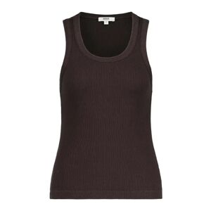 Agolde , Ribbed Sleeveless Top - Ultimate Comfort and Style ,Brown female, Sizes: L, M